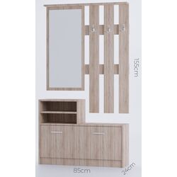 Antreu Ideal Mobila Cremona (Sonoma Oak) Thumb