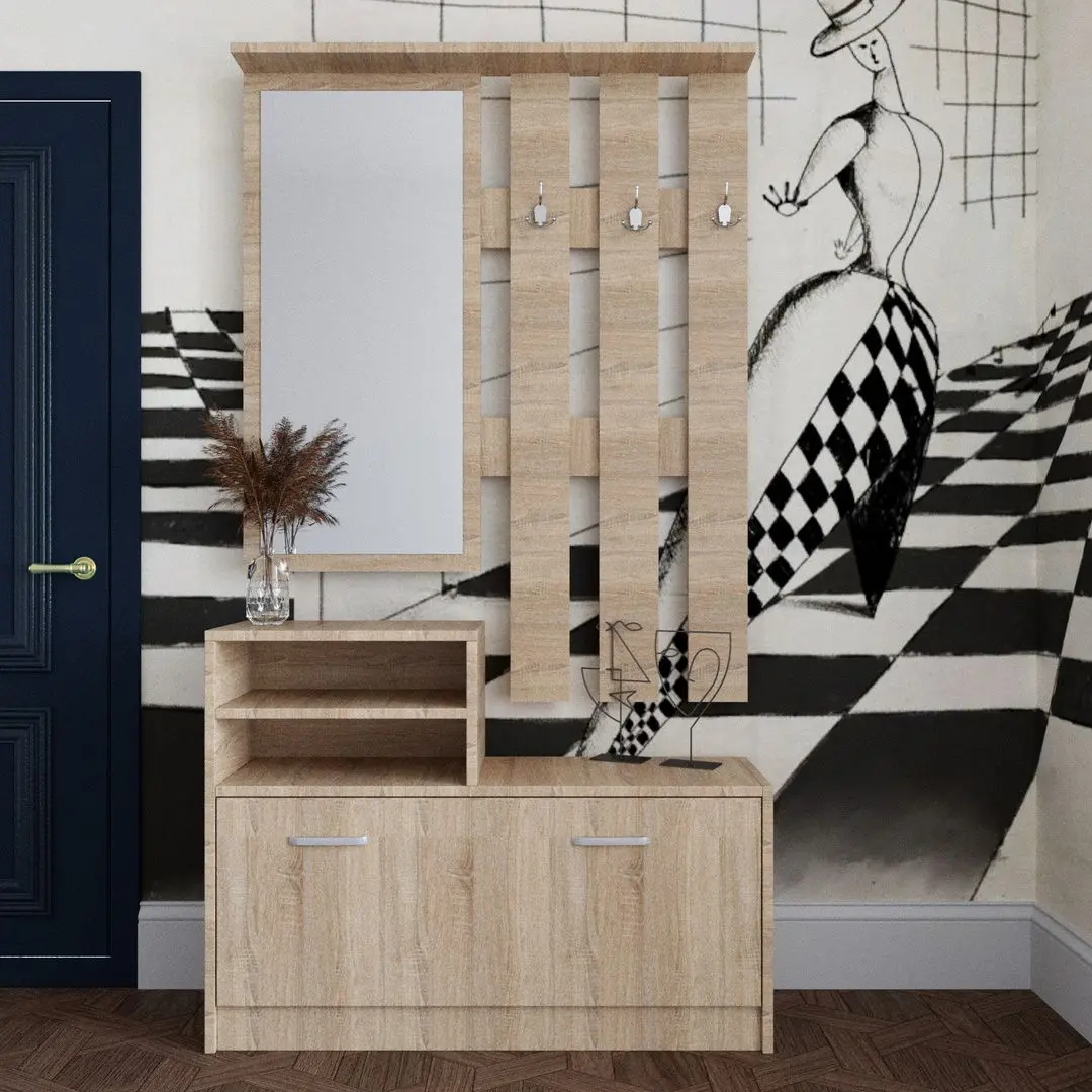 Antreu Ideal Mobila Cremona (Sonoma Oak) - 3