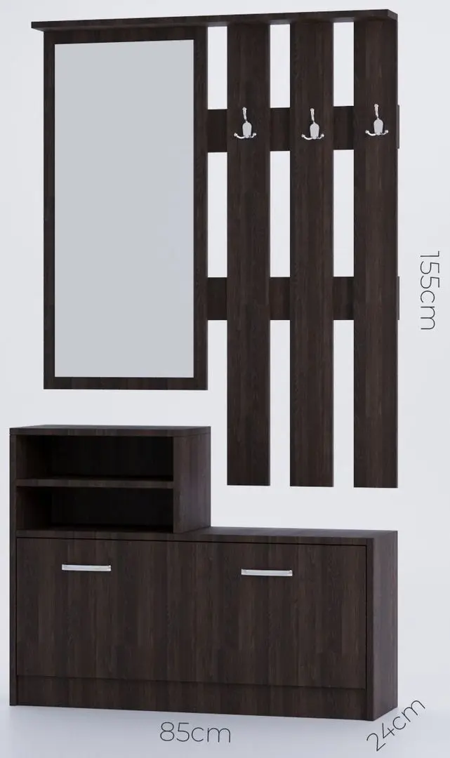 Antreu Ideal Mobila Cremona (Wenge) - 2