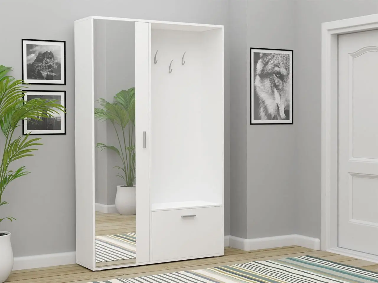 Прихожая Ideal Mobila Ego (White)