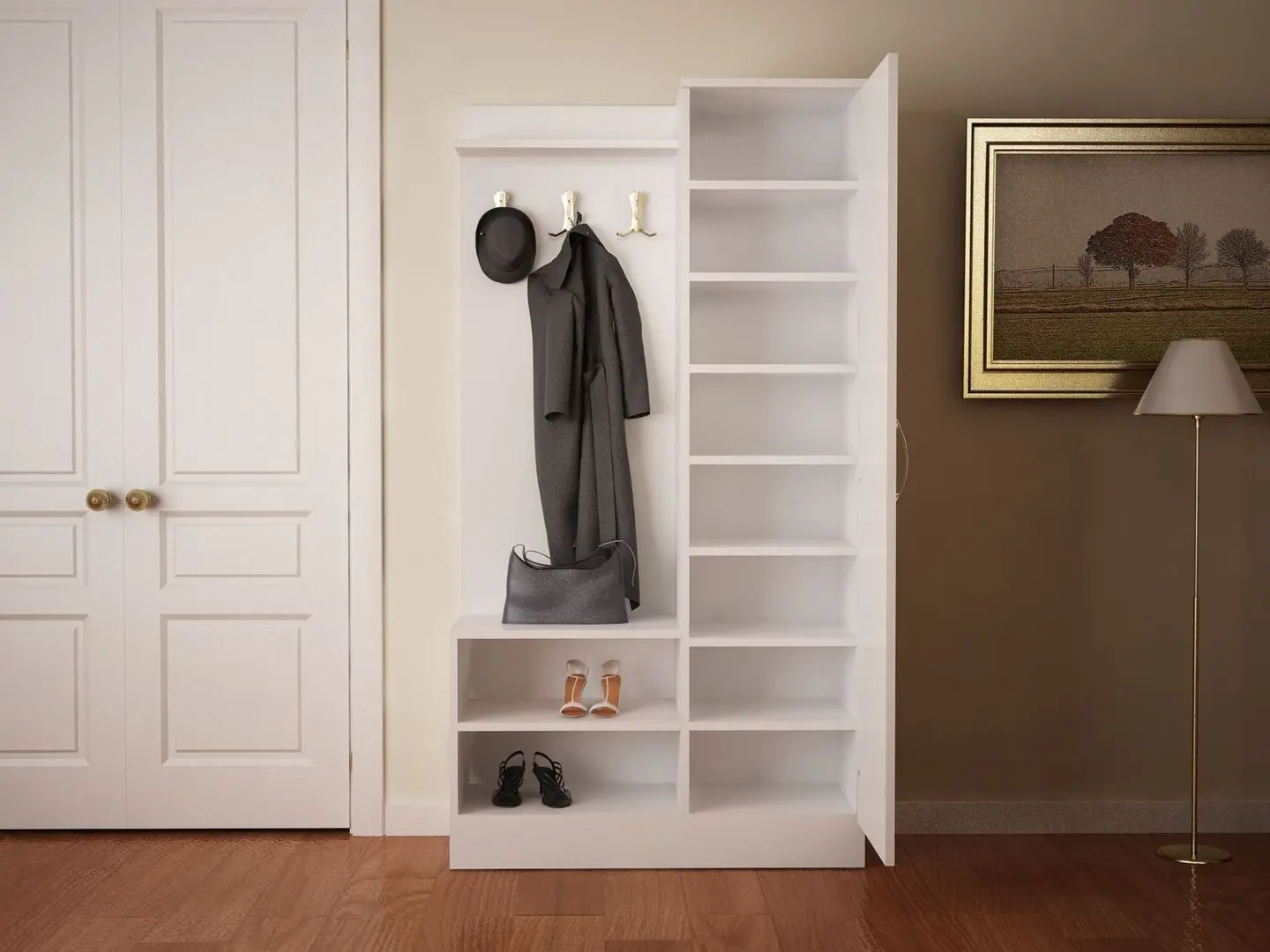 Прихожая Ideal Mobila Ludmilla (White) - 2