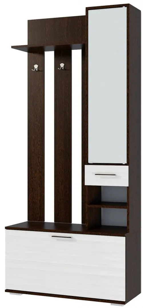 Antreu Ideal Mobila Nica (Wenge/White) - 2