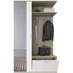 Antreu Ideal Mobila Ofelia (Sonoma Oak/White) Thumb