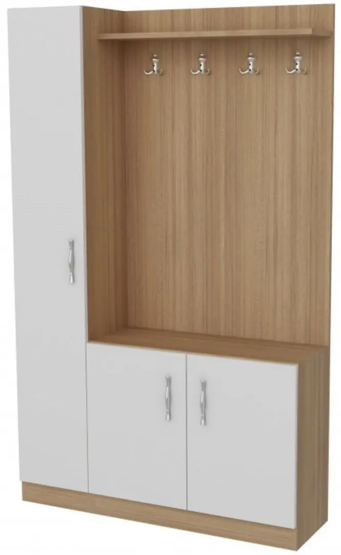 Прихожая Ideal Mobila Parma (Sonoma Oak/White) - 3