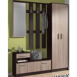 Antreu Ideal Mobila Praga (Wenge/Sonoma Oak) Thumb