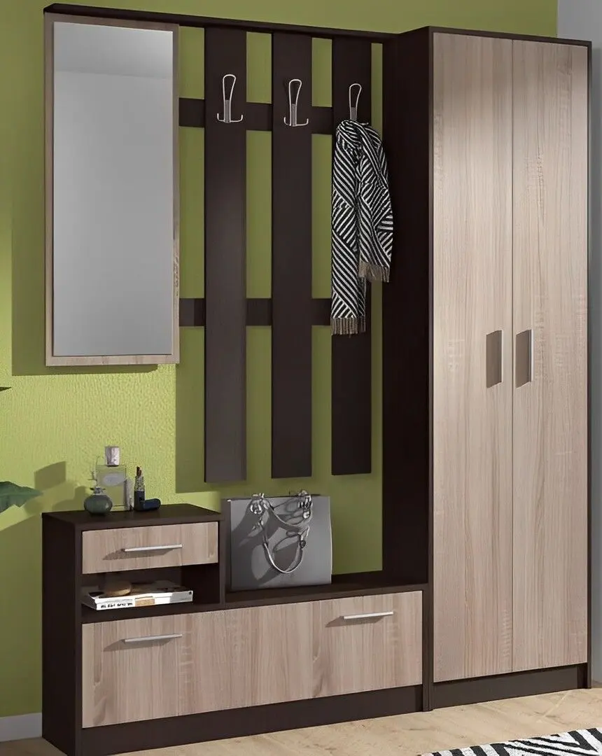 Antreu Ideal Mobila Praga (Wenge/Sonoma Oak) - 3