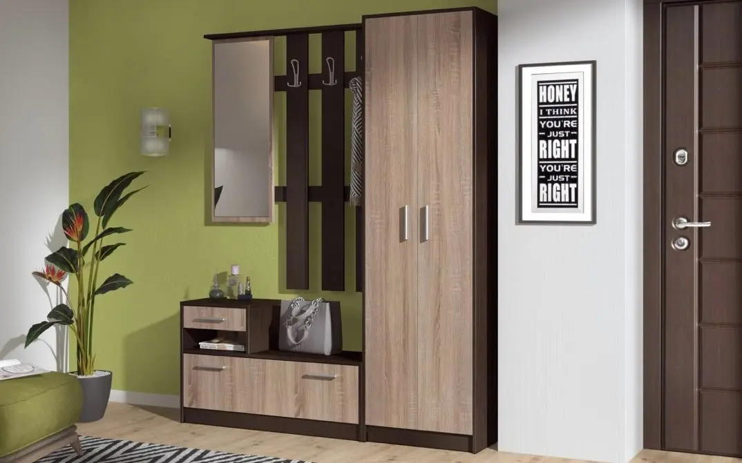 Antreu Ideal Mobila Praga (Wenge/Sonoma Oak)