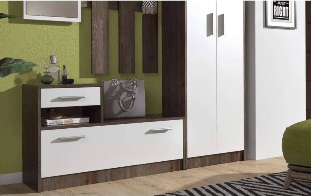 Прихожая Ideal Mobila Praga (Wenge/White) - 2