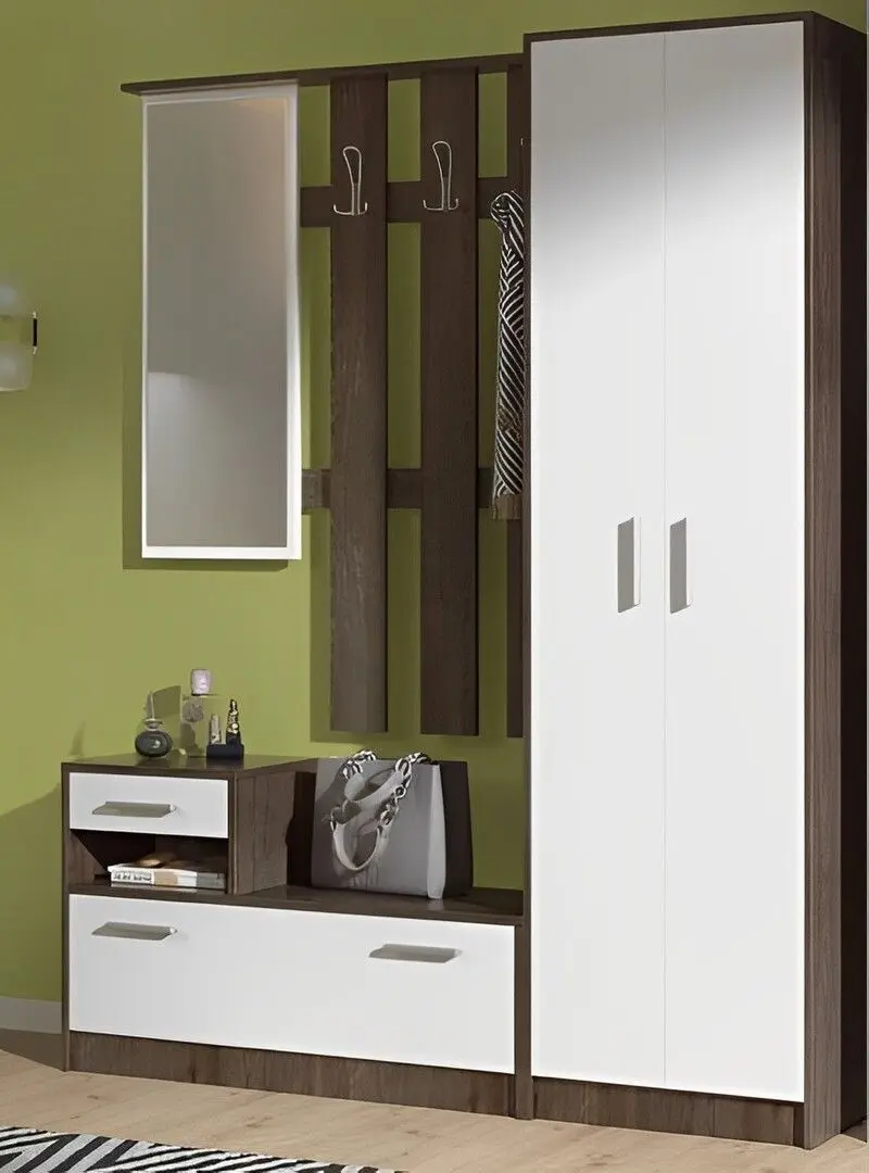 Прихожая Ideal Mobila Praga (Wenge/White) - 3
