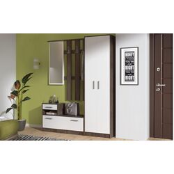 Antreu Ideal Mobila Praga (Wenge/White)