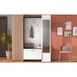 Прихожая Ideal Mobila Thomas (Wenge/White) Thumb