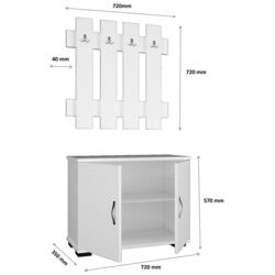 Прихожая Ideal Mobila Vily (White) Thumb