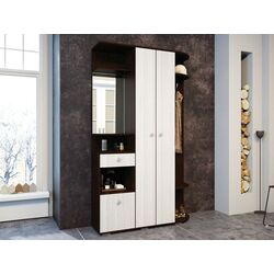 Antreu Ideal Mobila Viza (Wenge/White)