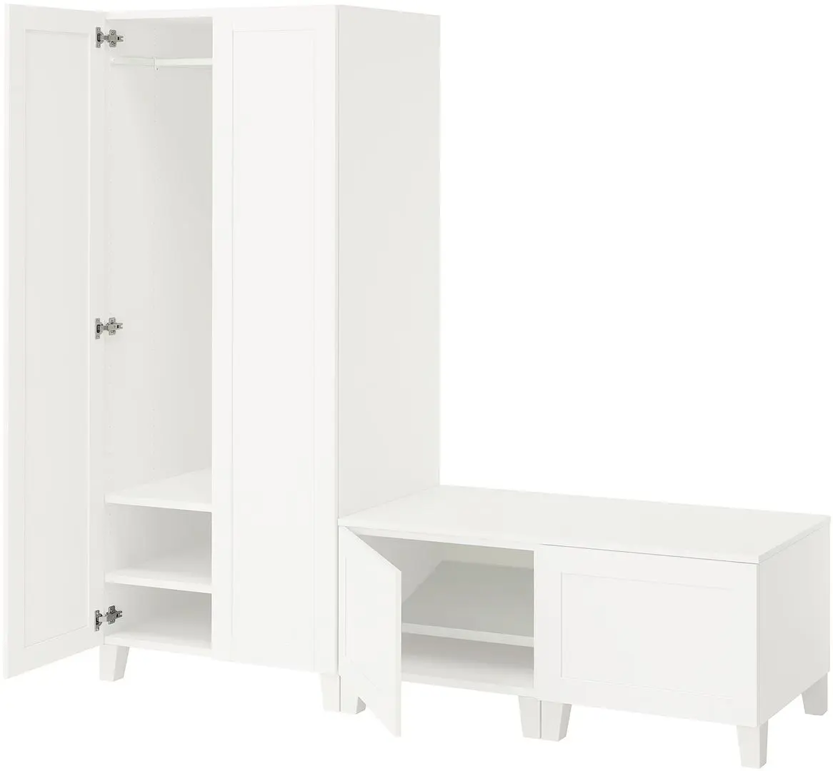 Antreu Ikea Platsa/Fonnes 200x57x191 (Alb)