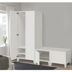 Прихожая Ikea Platsa/Fonnes 200x57x191 (Белый)