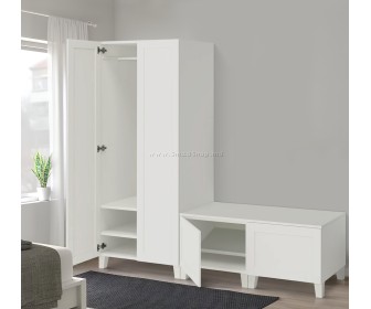 Прихожая Ikea Platsa/Fonnes 200x57x191 (Белый)