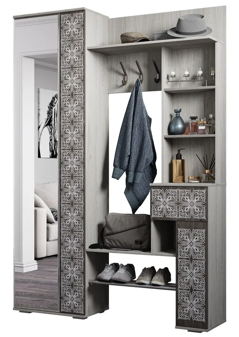 Прихожая Marcel Prod Chanel (Ash Shimo Light/Ash Shimo Dark)