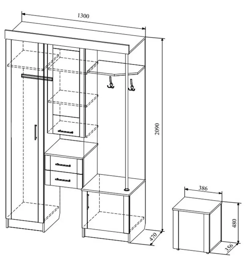 Antreu Marcel Prod Elena (Wenge/Birch)