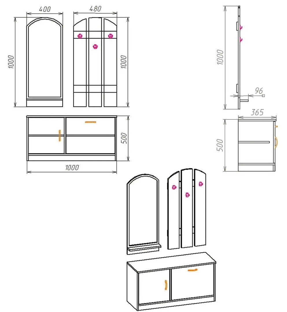 Antreu Marcel Prod Olga RO (Craft Oak White)