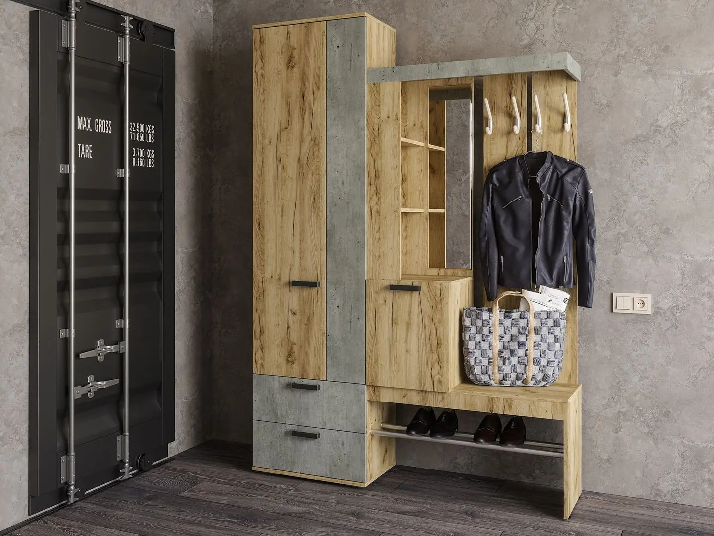 Antreu Marcel Prod Tramp (Craft Oak Golden/Gray)