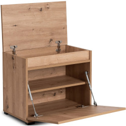 Прихожая Mebel Elite Modena 0.6m (Artisan Oak/Graphite) Thumb