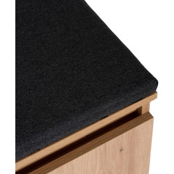 Прихожая Mebel Elite Modena 0.6m (Artisan Oak/Graphite) Thumb