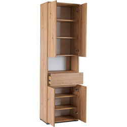 Прихожая Mebel Elite Modena 1.2m (Artisan Oak/Graphite) Thumb