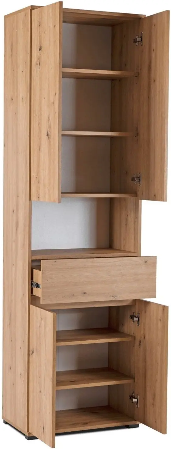 Прихожая Mebel Elite Modena 1.2m (Artisan Oak/Graphite) - 5
