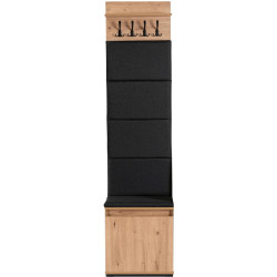 Прихожая Mebel Elite Parma 0.5m (Artisan Oak/Graphite) Thumb