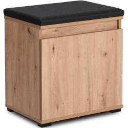 Прихожая Mebel Elite Parma 0.5m (Artisan Oak/Graphite) Thumb