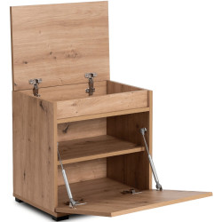 Прихожая Mebel Elite Parma 0.5m (Artisan Oak/Graphite) Thumb