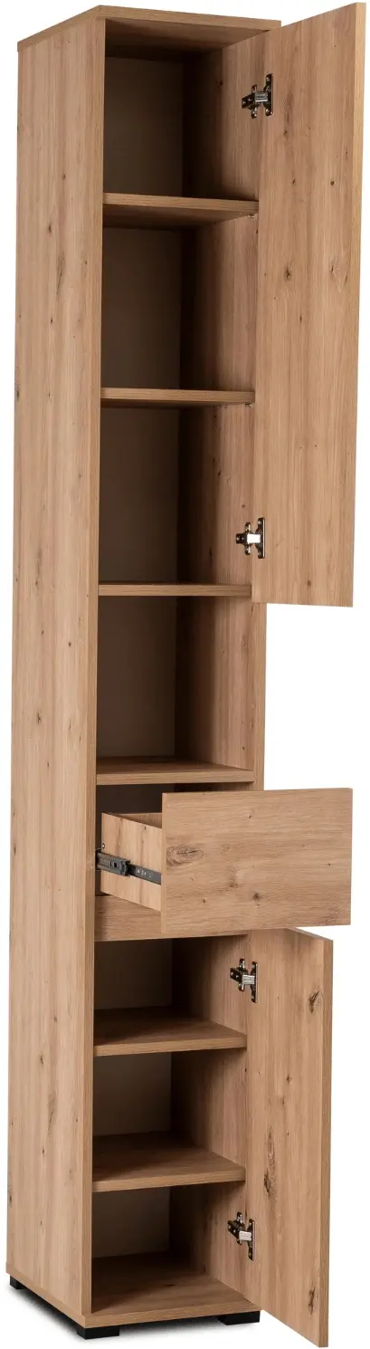 Прихожая Mebel Elite Parma 0.8m (Artisan Oak/Graphite) - 4