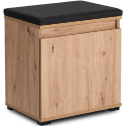 Прихожая Mebel Elite Parma 0.8m (Artisan Oak/Graphite) Thumb