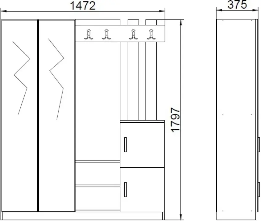 Antreu Mirage Design Visor DD8-AW (Pine/White)