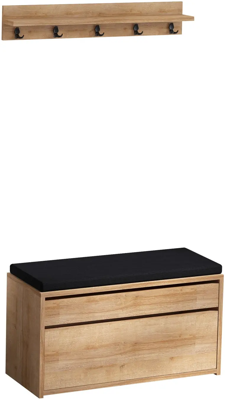 Antreu Mirage Meble Boby (Oak/Black)