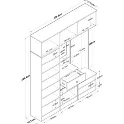 Antreu Mirage Meble EA104 (White) Thumb