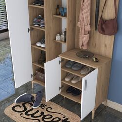 Antreu Mirage Meble EA109 (Walnut/White) Thumb