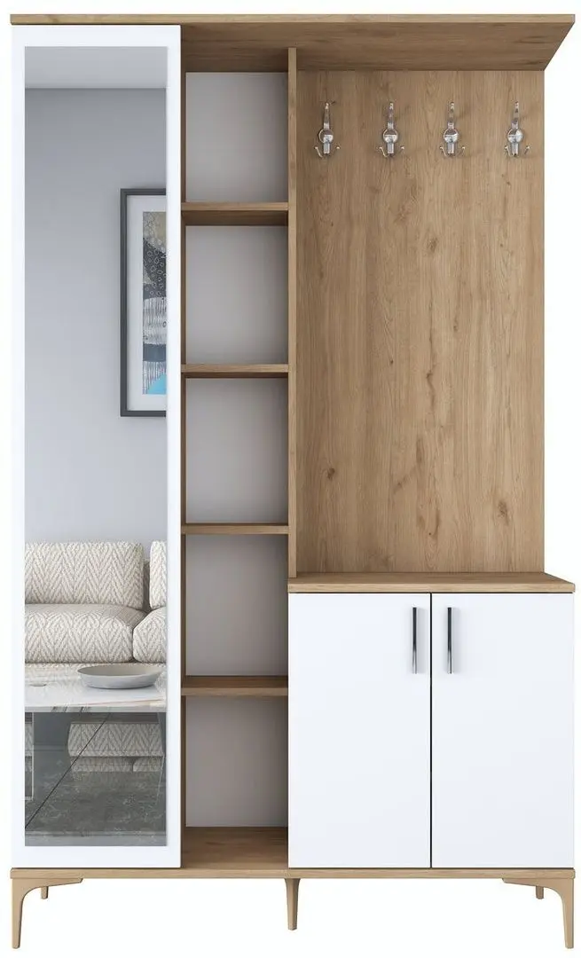 Antreu Mirage Meble EA109 (Walnut/White)