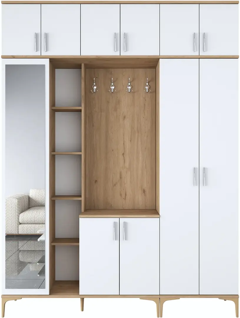 Antreu Mirage Meble EA121 (Walnut/White)