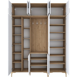 Antreu Mirage Meble EA128 (Walnut/White) Thumb