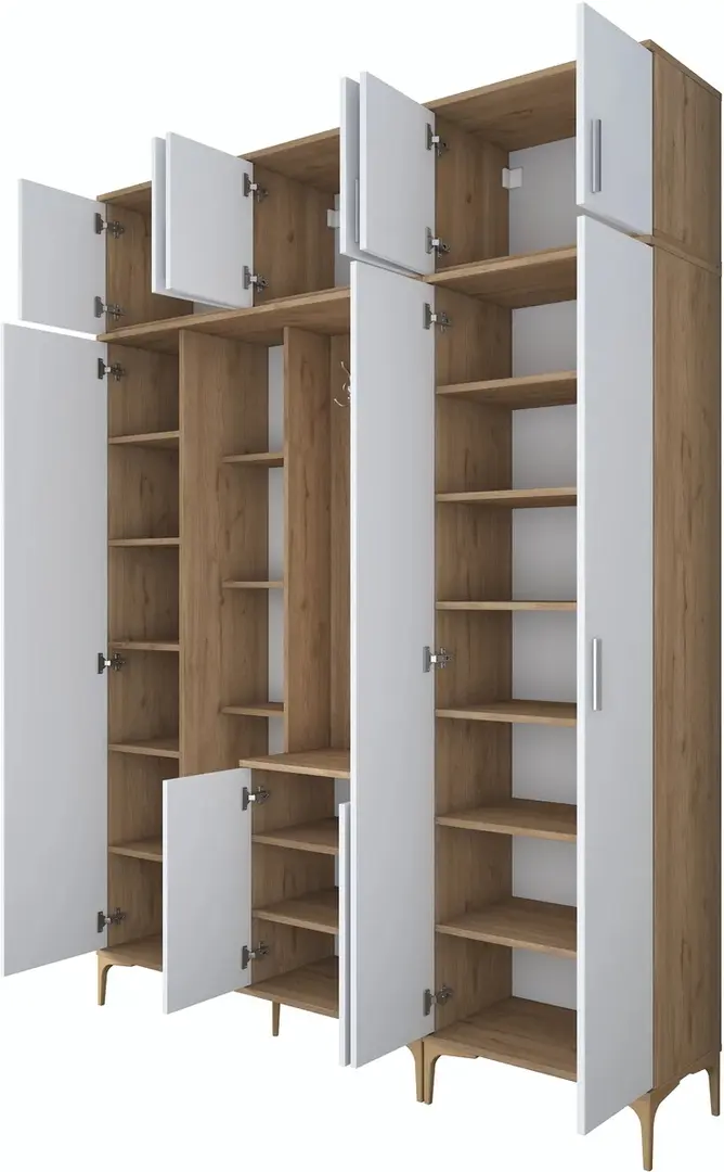 Antreu Mirage Meble EA128 (Walnut/White)