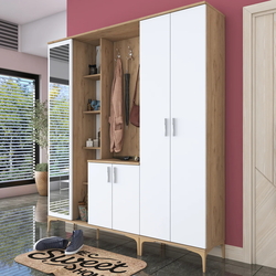 Antreu Mirage Meble EA129 (Walnut/White) Thumb