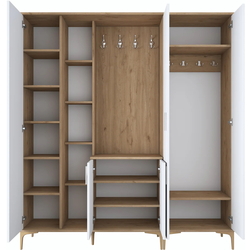 Antreu Mirage Meble EA129 (Walnut/White) Thumb