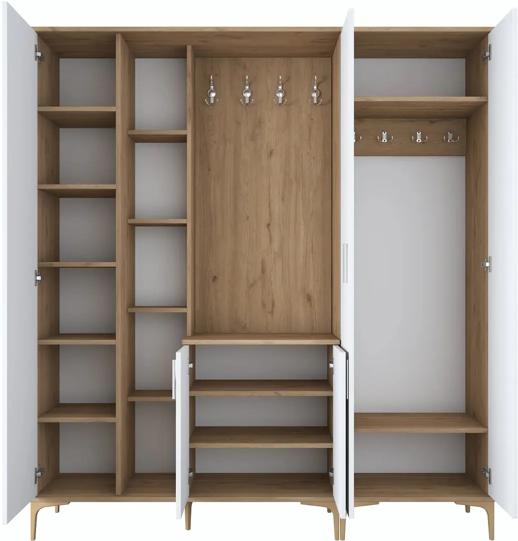 Antreu Mirage Meble EA129 (Walnut/White)