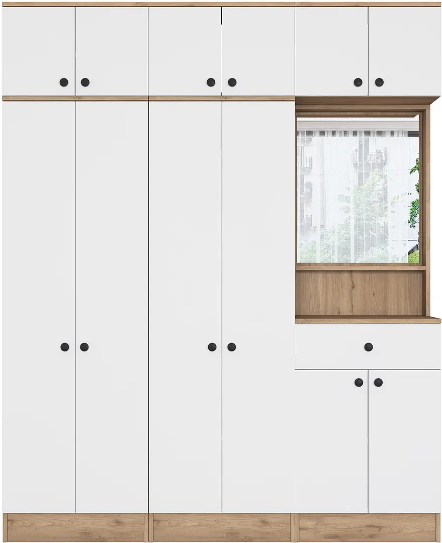 Antreu Mirage Meble EA142 (Walnut/White)