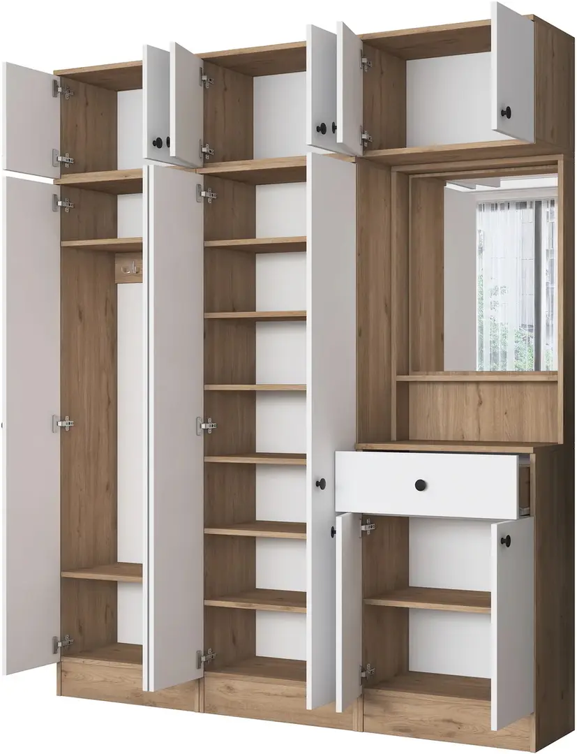 Antreu Mirage Meble EA142 (Walnut/White)