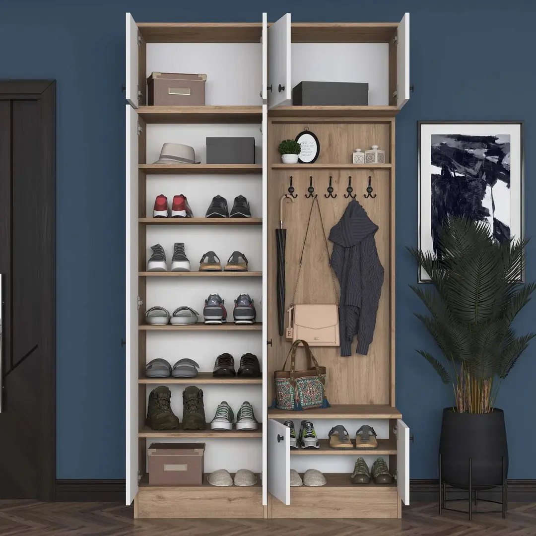 Прихожая Mirage Meble EA144 (Walnut/White)