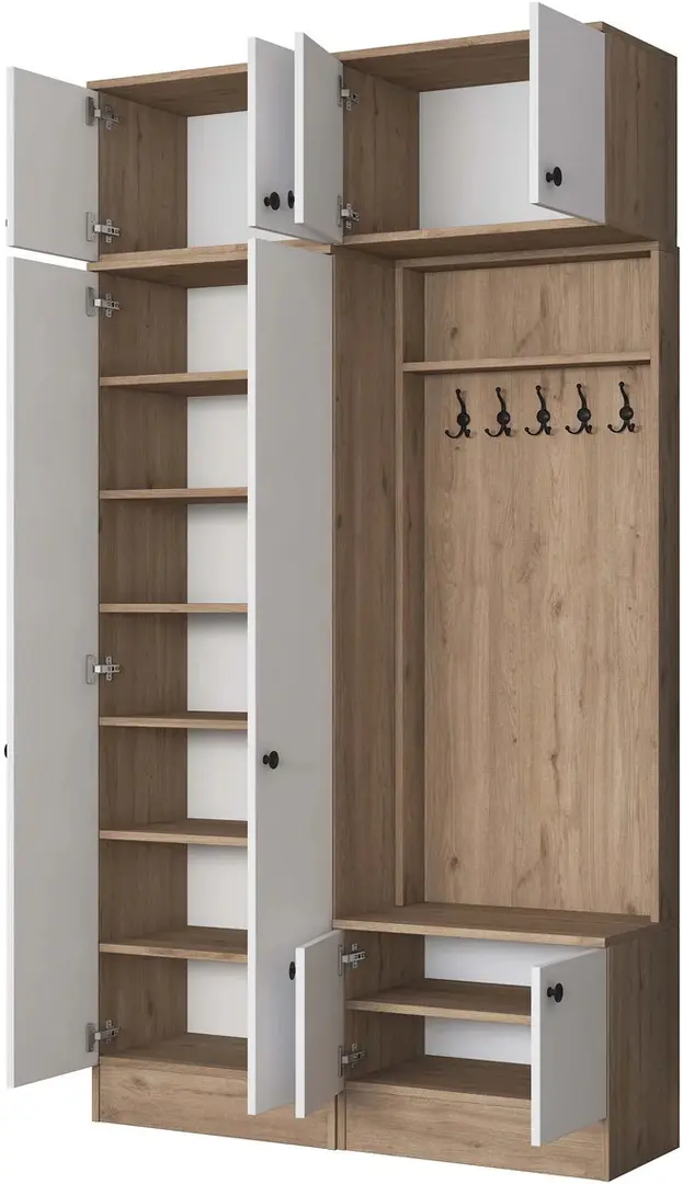 Прихожая Mirage Meble EA144 (Walnut/White)