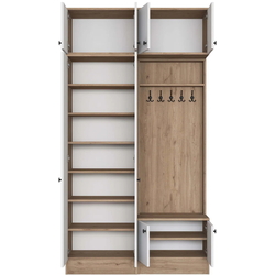 Прихожая Mirage Meble EA144 (Walnut/White) Thumb