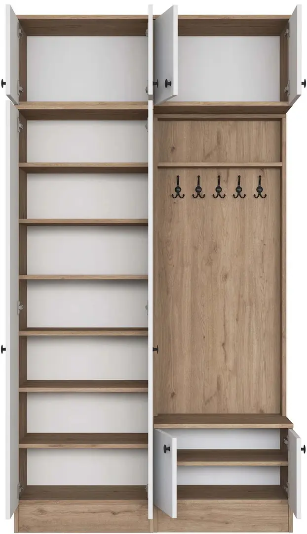 Прихожая Mirage Meble EA144 (Walnut/White)